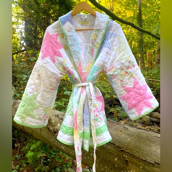 Handmade Vintage Quilt Coat - Picture 1 of 5